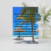 Prière de protection contre la carte de voeux mal (Debout devant)