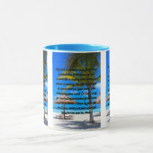 Prière de protection contre le mal Mug à deux tons (Centre)