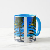 Prière de protection contre le mal Mug à deux tons (Devant droit)