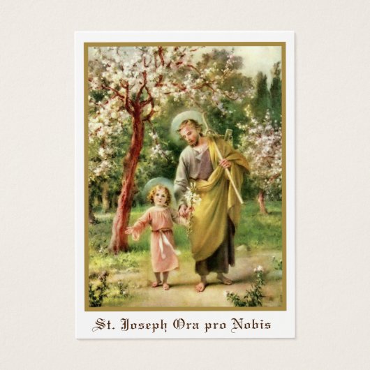 Prière de protection de saint Joseph Jésus (Devant)