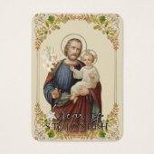 Prière de protection de saint Joseph Jésus (Devant)