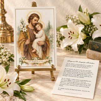 Prière de protection de St. Joseph et de l'Enfant