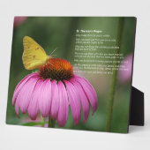 Prière de Sainte Thérèse - plaque (Côté)