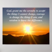 prière de sérénité _ affiche (Devant)