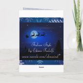 Prière de sérénité - Carte de Noël (Dos)