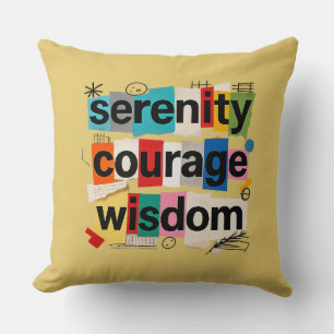 Prière de sérénité - Coussin de jet