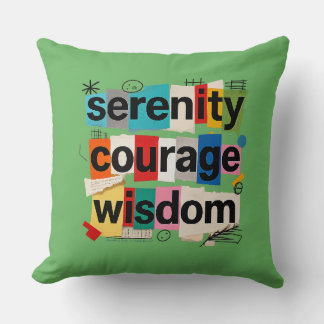 Prière de sérénité - Coussin de lancer