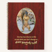 Prière de sérénité dans un Carnet spiral en un cli (Devant)