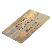 Prière de sérénité du ciel lumineux Flexi Magnet (Côté Gauche)