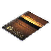 Prière de sérénité sur le journal du coucher du so (Côté gauche)
