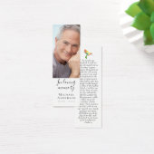 Prière de sympathie de colibri 1x3" MINI Signet (Bureau)