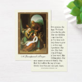 Prière des grands-parents religieux Carte Sainte c (Bureau)