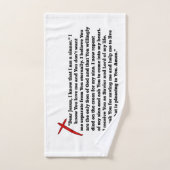 Prière des pécheurs (Serviette à main)