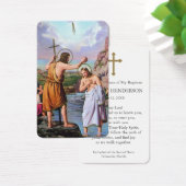 Prière du baptême | Baptême au Jourdain (Bureau)