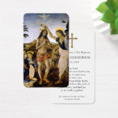 Prière du baptême | Baptême du Christ 1 (Bureau)