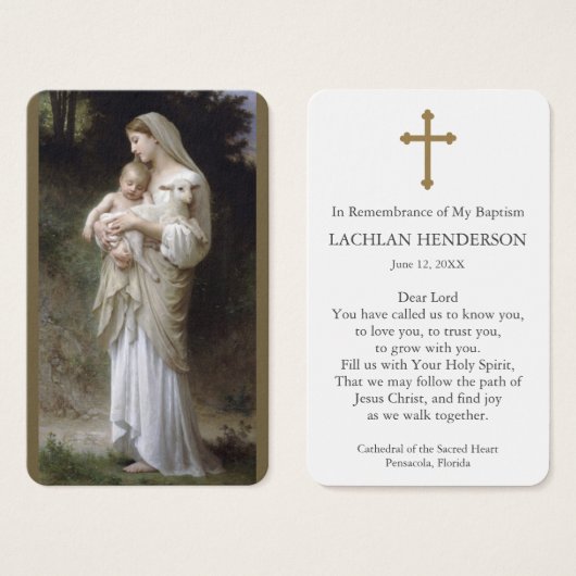 Prière du baptême | Innocence (Devant & derrière)