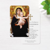 Prière du baptême | Madonna des Lilies (Bureau)