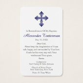 Prière du baptême | Madonna du Goldfinch (Dos)