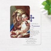 Prière du baptême | Madonna du Goldfinch (Bureau)