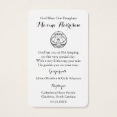 Prière du baptême | Petites chaussures (Dos)