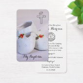 Prière du baptême | Petites chaussures (Bureau)