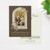 Prière du Bouquet spirituel religieux Carte Sainte (Bureau)