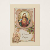 Prière du Bouquet spirituel religieux Carte Sainte (Devant)