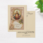 Prière du Bouquet spirituel religieux Carte Sainte (Bureau)