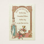 Prière du Bouquet spirituel religieux Carte Sainte (Devant)