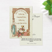 Prière du Bouquet spirituel religieux Carte Sainte (Bureau)