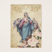 Prière du Bouquet spirituel religieux Carte Sainte (Devant)