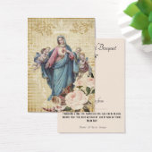 Prière du Bouquet spirituel religieux Carte Sainte (Bureau)