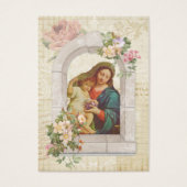 Prière du Bouquet spirituel religieux Carte Sainte (Devant)