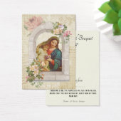Prière du Bouquet spirituel religieux Carte Sainte (Bureau)