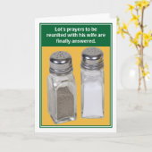 Prière du Lot Carte d'Anniversaire Biblique Juive (Fleur jaune)