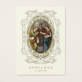 Prière du Mariage catholique Carte Sainte Betrotha (Devant)