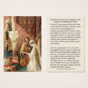 Prière du Mariage catholique pour le mari et la fe