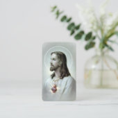 Prière du Sacré-Coeur pour la carte de prière de m (Debout devant)