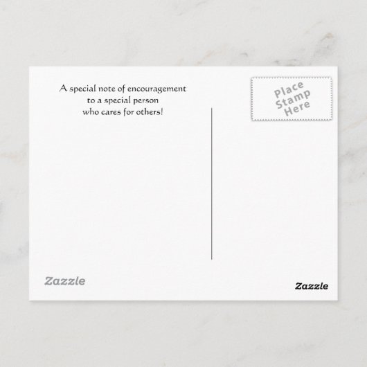 Prière d'un aidant - Carte postale (Dos)