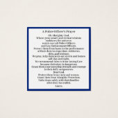 Prière d'un policier (Dos)