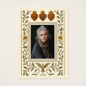 Prière funéraire catholique des trois coeurs (Devant)