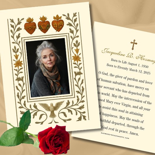 Prière funéraire catholique des trois coeurs