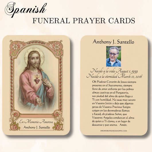 Prière funéraire catholique espagnole Jésus mémori
