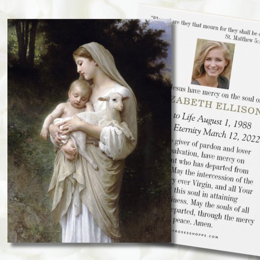 Prière funéraire catholique Vierge Marie Jésus