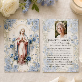 Prière funéraire catholique Vierge Marie Mémorial