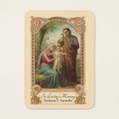 Prière funéraire de la Sainte Famille catholique (Devant)