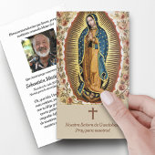 Prière Guadalupe Funérailles Prière Cartes de Symp