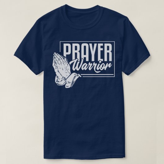 Prière Guerrier chrétien Pasteur TShirt (Design devant)