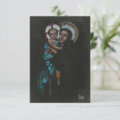 Prière indéfectible à la carte de prière St Anthon (Debout devant)