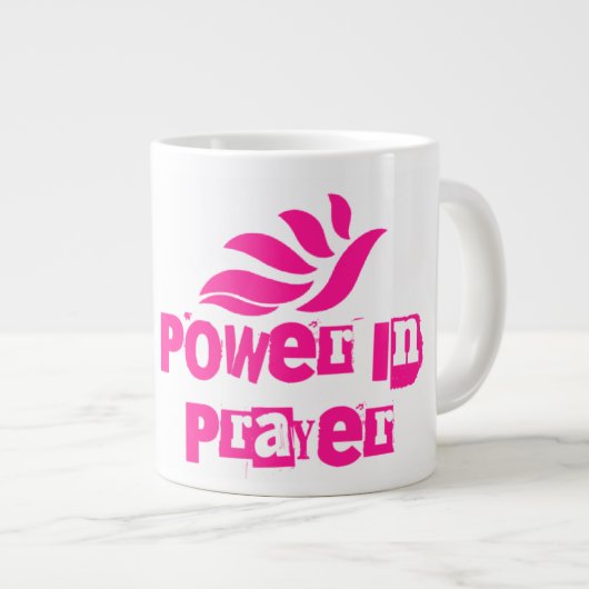 Prière - Jumbo Mug (Devant droit)